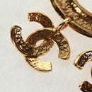 CHANEL CC5 Circle Brooch metal Gold CC Auth am10571V-9