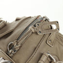 Chloe Paddington Hand Bag Leather Gray Gold Silver Auth am10572V-17