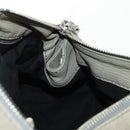 Chloe Paddington Hand Bag Leather Gray Gold Silver Auth am10572V-21