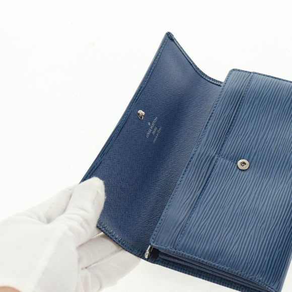 LOUIS VUITTON Epi Pochette Porte Monnaie Credit Myrtille M6359G LV Auth am10576V