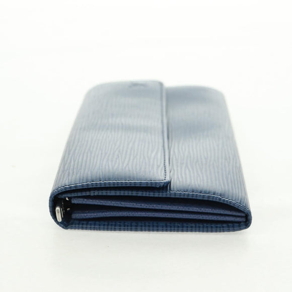 LOUIS VUITTON Epi Pochette Porte Monnaie Credit Myrtille M6359G LV Auth am10576V