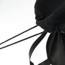 PRADA Backpack Nylon Black Silver Auth am10580-21
