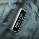 PRADA Backpack Nylon Black Silver Auth am10580-25