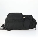 PRADA Backpack Nylon Black Silver Auth am10580-3