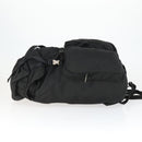 PRADA Backpack Nylon Black Silver Auth am10580-4