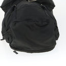 PRADA Backpack Nylon Black Silver Auth am10580-6