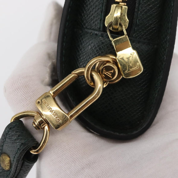 LOUIS VUITTON Taiga Baikal Clutch Bag Epicea M30184 LV Auth am10582
