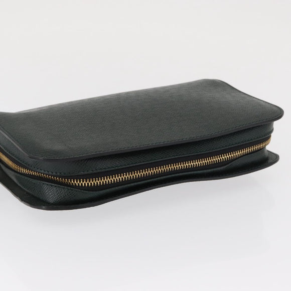 LOUIS VUITTON Taiga Baikal Clutch Bag Epicea M30184 LV Auth am10582