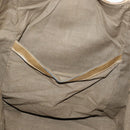 FENDI Zucchino Canvas Boston Tasche beschichteter Canvas Beige Gold Auth am10590-20