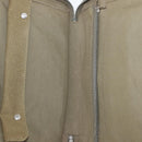 HERMES Fourre Tout Travel Case Canvas Khaki Auth am10597-10