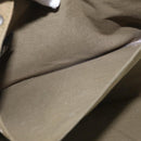 HERMES Fourre Tout Travel Case Canvas Khaki Auth am10597-19