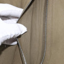 HERMES Fourre Tout Travel Case Canvas Khaki Auth am10597-21