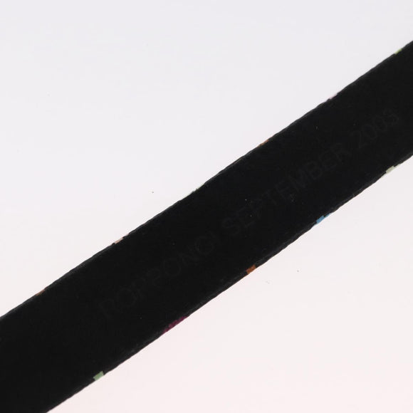 LOUIS VUITTON Monogram Multicolor South Court Bracelet Black LV Auth am10600V