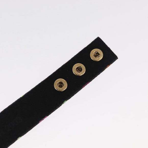 LOUIS VUITTON Monogram Multicolor South Court Bracelet Black LV Auth am10600V