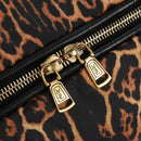 SAINT LAURENT Easy Boston Bag Nylon Leather Yellow Gold Auth am10602V-14