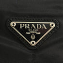 PRADA Tote Bag Nylon Black Silver Auth am10605V-17