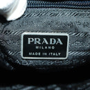 PRADA Tote Bag Nylon Black Silver Auth am10605V-18