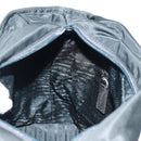 PRADA Tote Bag Nylon Black Silver Auth am10605V-19