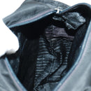 PRADA Tote Bag Nylon Black Silver Auth am10605V-20