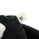 PRADA Tote Bag Nylon Black Silver Auth am10605V-12