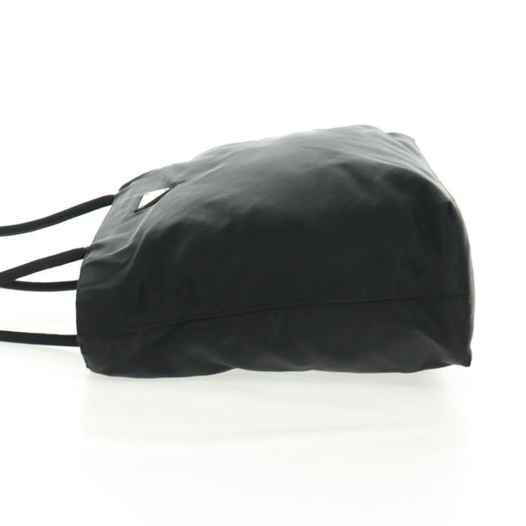 PRADA Tote Bag Nylon Black Silver Auth am10605V