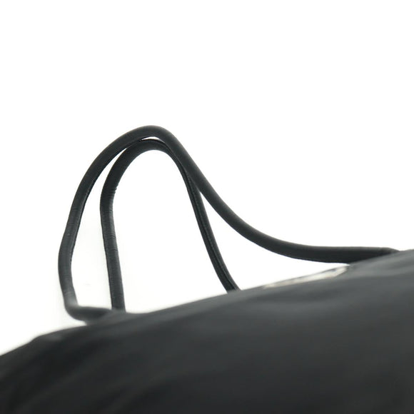 PRADA Tote Bag Nylon Black Silver Auth am10605V