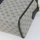 GUCCI Micro GG Supreme Sherry Line Bag PVC Navy Gold 001 56 0852 Auth am10608-9