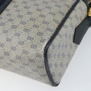 GUCCI Micro GG Supreme Sherry Line Bag PVC Navy Gold 001 56 0852 Auth am10608-15