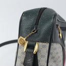 GUCCI Micro GG Supreme Sherry Line Bag PVC Navy Gold 001 56 0852 Auth am10608-10