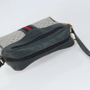 GUCCI Micro GG Supreme Sherry Line Bag PVC Navy Gold 001 56 0852 Auth am10608-6