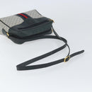 GUCCI Micro GG Supreme Sherry Line Bag PVC Navy Gold 001 56 0852 Auth am10608-7