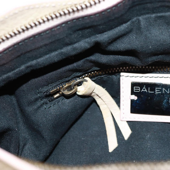 BALENCIAGA The First Hand Bag Leather 2way Pink 103208 Auth am10609V