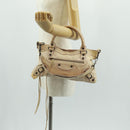 BALENCIAGA The First Hand Bag Leather 2way Pink 103208 Auth am10609V-31