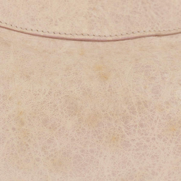 BALENCIAGA The First Hand Bag Leather 2way Pink 103208 Auth am10609V