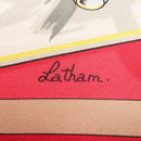 HERMES Carre 90 Scarf ""Memoire d'Hermes"" Silk Red Auth am10617V-13