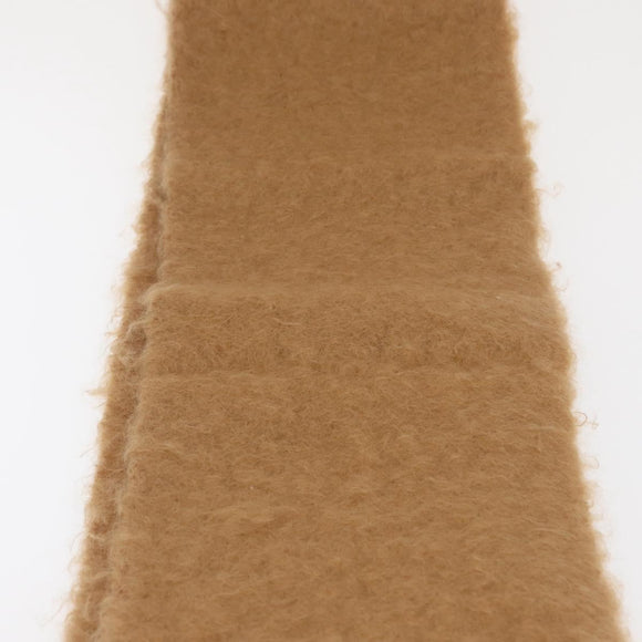 LOEWE Anagram Mohair Scarf Wool Beige Auth am10619V