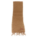 LOEWE Anagram Mohair Scarf Wool Beige Auth am10619V-2