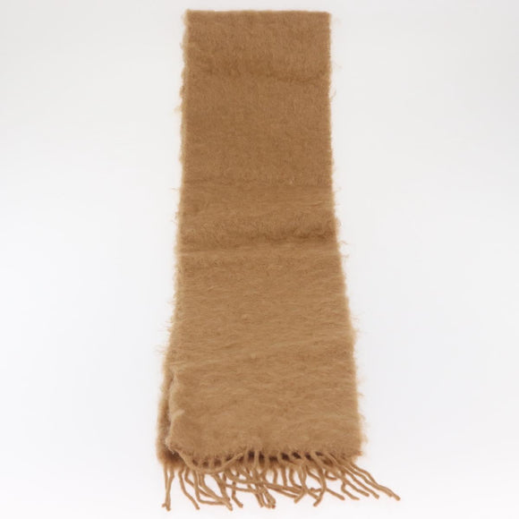 LOEWE Anagram Mohair Scarf Wool Beige Auth am10619V