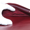 CARTIER Must Line Long Wallet Leather Bordeaux Gold Auth am10620V-17