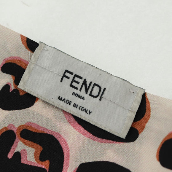 FENDI Schal Seide Multicolor Auth am10621V