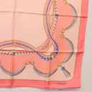 CARTIER Scarf Silk Pink Auth am10623V-10