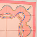 CARTIER Scarf Silk Pink Auth am10623V-4