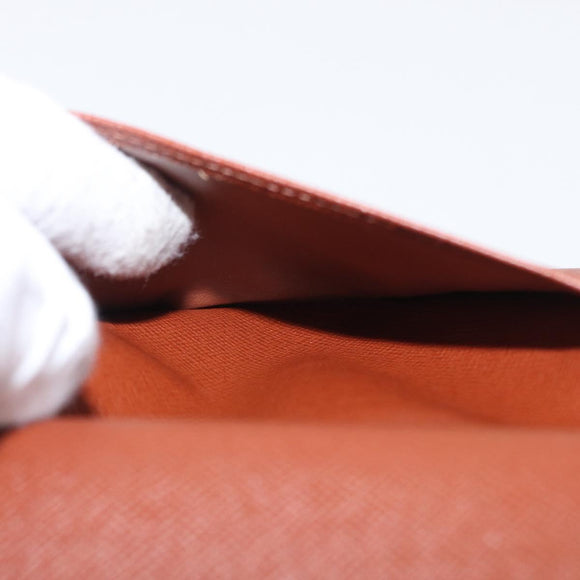 LOUIS VUITTON Monogram Porte Tresor Etui Papie Wallet M61202 LV Auth am10624V