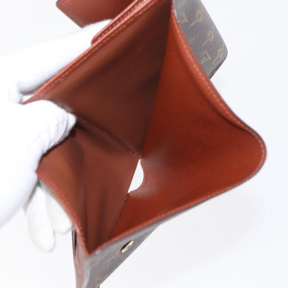 LOUIS VUITTON Monogram Porte Tresor Etui Papie Wallet M61202 LV Auth am10624V