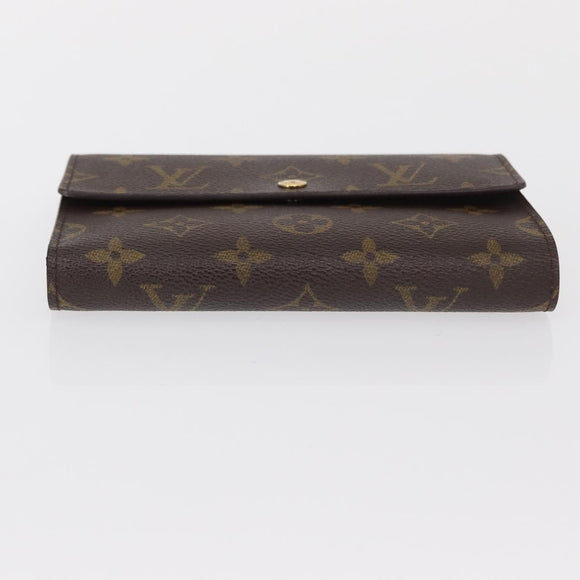 LOUIS VUITTON Monogram Porte Tresor Etui Papie Wallet M61202 LV Auth am10624V