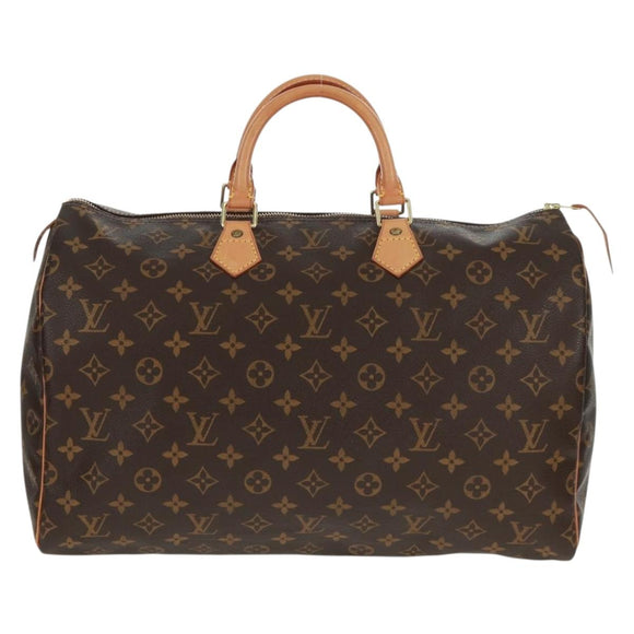 LOUIS VUITTON Monogram Speedy 40 Hand Bag M41522 LV Auth am10626V