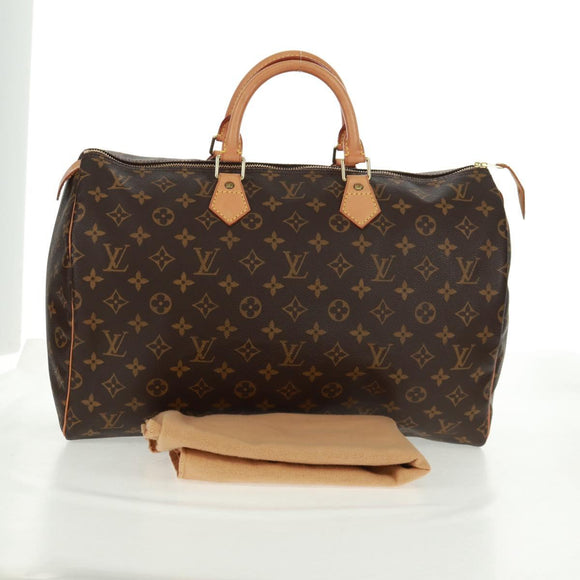 LOUIS VUITTON Monogram Speedy 40 Hand Bag M41522 LV Auth am10626V