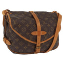 LOUIS VUITTON Monogram Saumur 30 Shoulder Bag M42256 LV Auth am10631-1