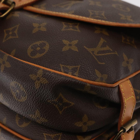 LOUIS VUITTON Monogram Saumur 30 Shoulder Bag M42256 LV Auth am10631