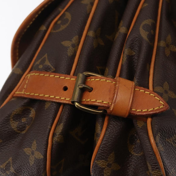 LOUIS VUITTON Monogram Saumur 30 Shoulder Bag M42256 LV Auth am10631